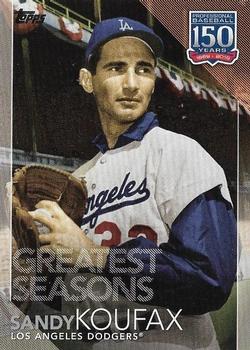 2019 Topps Update - 150 Years of Professional Baseball #150-97 Sandy Koufax Front