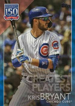 2019 Topps Update - 150 Years of Professional Baseball Blue #150-23 Kris Bryant Front
