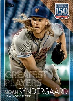 2019 Topps Update - 150 Years of Professional Baseball Blue #150-28 Noah Syndergaard Front