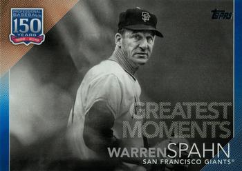 2019 Topps Update - 150 Years of Professional Baseball Blue #150-55 Warren Spahn Front