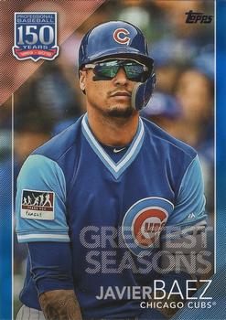 2019 Topps Update - 150 Years of Professional Baseball Blue #150-88 Javier Baez Front
