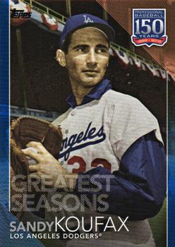 2019 Topps Update - 150 Years of Professional Baseball Blue #150-97 Sandy Koufax Front