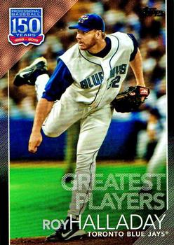 2019 Topps Update - 150 Years of Professional Baseball Black #150-37 Roy Halladay Front