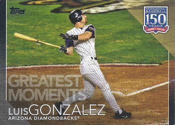 2019 Topps Update - 150 Years of Professional Baseball Black #150-62 Luis Gonzalez Front