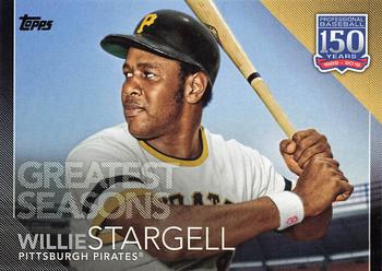 2019 Topps Update - 150 Years of Professional Baseball Black #150-91 Willie Stargell Front