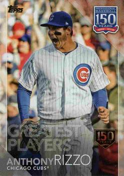 2019 Topps Update - 150 Years of Professional Baseball 150th Anniversary #150-7 Anthony Rizzo Front