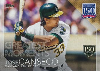 2019 Topps Update - 150 Years of Professional Baseball 150th Anniversary #150-65 Jose Canseco Front