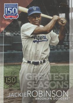 2019 Topps Update - 150 Years of Professional Baseball 150th Anniversary #150-96 Jackie Robinson Front