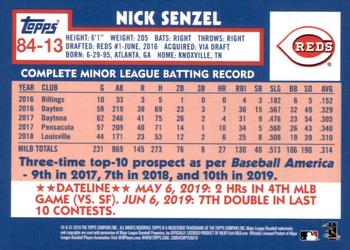 2019 Topps Update - 1984 Topps Baseball 35th Anniversary #84-13 Nick Senzel Back
