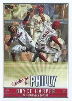 2019 Topps Update - Bryce Harper Welcome to Philly #BH-1 Bryce Harper Front