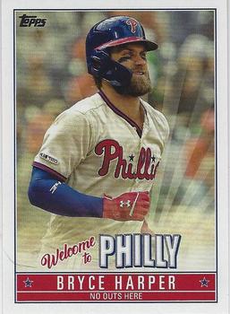 2019 Topps Update - Bryce Harper Welcome to Philly #BH-2 Bryce Harper Front