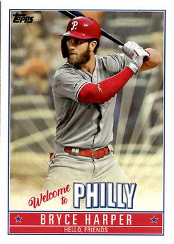 2019 Topps Update - Bryce Harper Welcome to Philly #BH-3 Bryce Harper Front