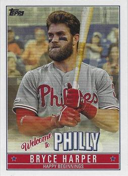 2019 Topps Update - Bryce Harper Welcome to Philly #BH-4 Bryce Harper Front