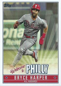 2019 Topps Update - Bryce Harper Welcome to Philly #BH-6 Bryce Harper Front
