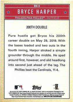 2019 Topps Update - Bryce Harper Welcome to Philly #BH-9 Bryce Harper Back