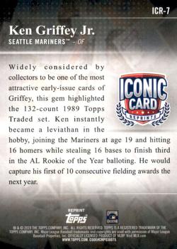 2019 Topps Update - Iconic Card Reprints #ICR-7 Ken Griffey Jr. Back