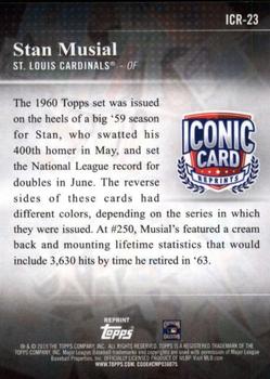 2019 Topps Update - Iconic Card Reprints #ICR-23 Stan Musial Back