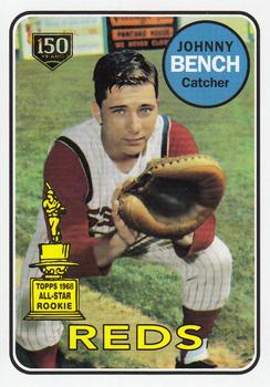 2019 Topps Update - Iconic Card Reprints 150th Anniversary #ICR-1 Johnny Bench Front