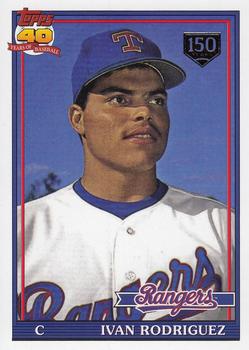 2019 Topps Update - Iconic Card Reprints 150th Anniversary #ICR-34 Ivan Rodriguez Front