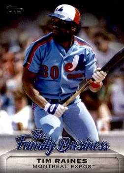 2019 Topps Update - The Family Business #FB-12 Tim Raines Front