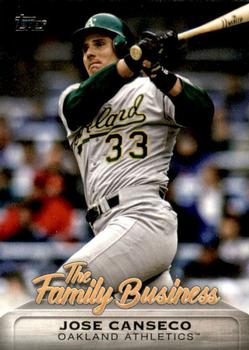 2019 Topps Update - The Family Business #FB-13 Jose Canseco Front