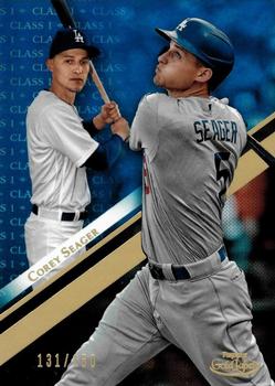 2019 Topps Gold Label - Class 1 Blue #35 Corey Seager Front