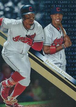 2019 Topps Gold Label - Class 2 Black #17 Francisco Lindor Front