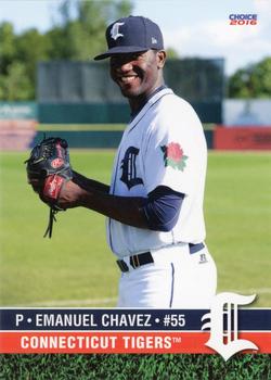 2016 Choice Connecticut Tigers #9 Emanuel Chavez Front