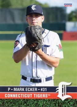 2016 Choice Connecticut Tigers #11 Mark Ecker Front