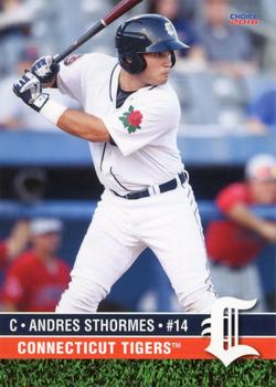 2016 Choice Connecticut Tigers #36 Andres Sthormes Front