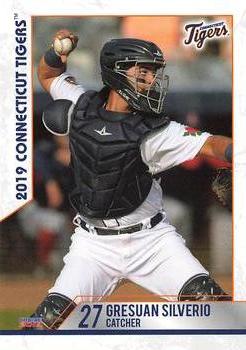 2019 Choice Connecticut Tigers #29 Gresuan Silverio Front