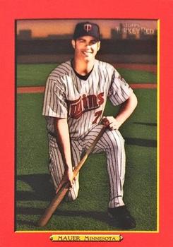2006 Topps Turkey Red - Red #332 Joe Mauer Front