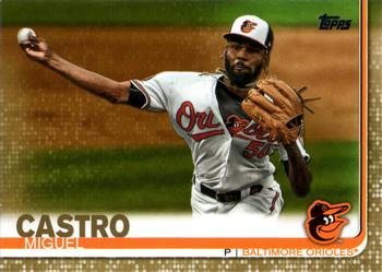 2019 Topps Update - Gold #US163 Miguel Castro Front