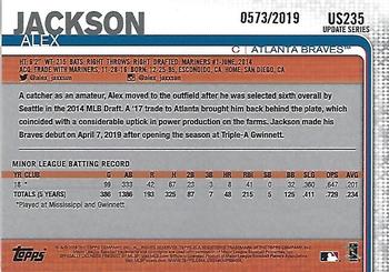 2019 Topps Update - Gold #US235 Alex Jackson Back