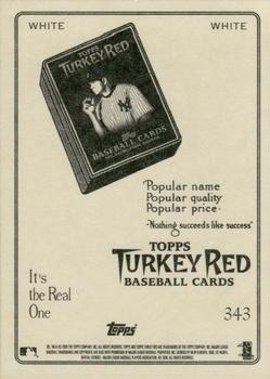 2006 Topps Turkey Red - White #343 Richie Sexson Back