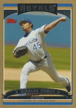 2006 Topps Updates & Highlights - Gold #UH48 Odalis Perez Front
