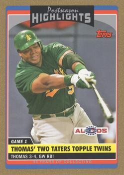 2006 Topps Updates & Highlights - Gold #UH185 Frank Thomas Front
