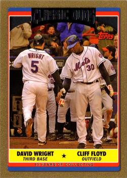 2006 Topps Updates & Highlights - Gold #UH327 David Wright / Cliff Floyd  Front