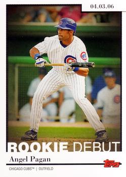 2006 Topps Updates & Highlights - Rookie Debut #RD-9 Angel Pagan Front