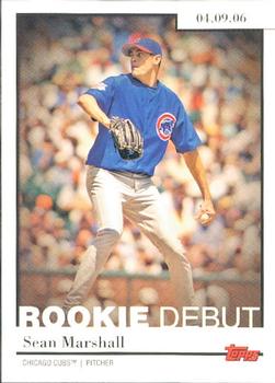 2006 Topps Updates & Highlights - Rookie Debut #RD-22 Sean Marshall Front