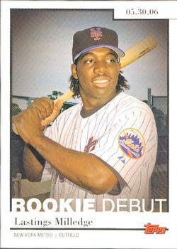 2006 Topps Updates & Highlights - Rookie Debut #RD-32 Lastings Milledge Front