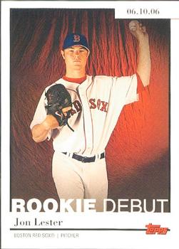 2006 Topps Updates & Highlights - Rookie Debut #RD-37 Jon Lester Front
