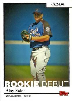 2006 Topps Updates & Highlights - Rookie Debut #RD-28 Alay Soler Front