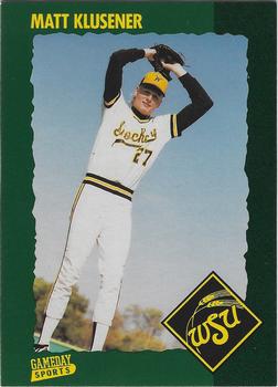 1992 Game Day Wichita State Shockers #20 Matt Klusener Front