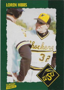 1992 Game Day Wichita State Shockers #37 Loren Hibbs Front