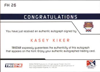 2006 TriStar Prospects Plus - Farm Hands Autographs #FH26 Kasey Kiker Back