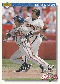 1992 Upper Deck #80 Keith Mitchell / Kevin Mitchell Front