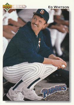 1992 Upper Deck #103 Ed Whitson Front