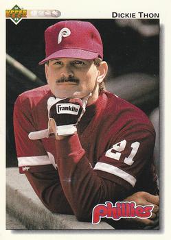 1992 Upper Deck #150 Dickie Thon Front