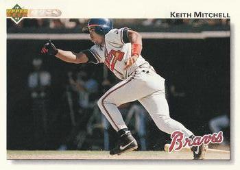 1992 Upper Deck #454 Keith Mitchell Front